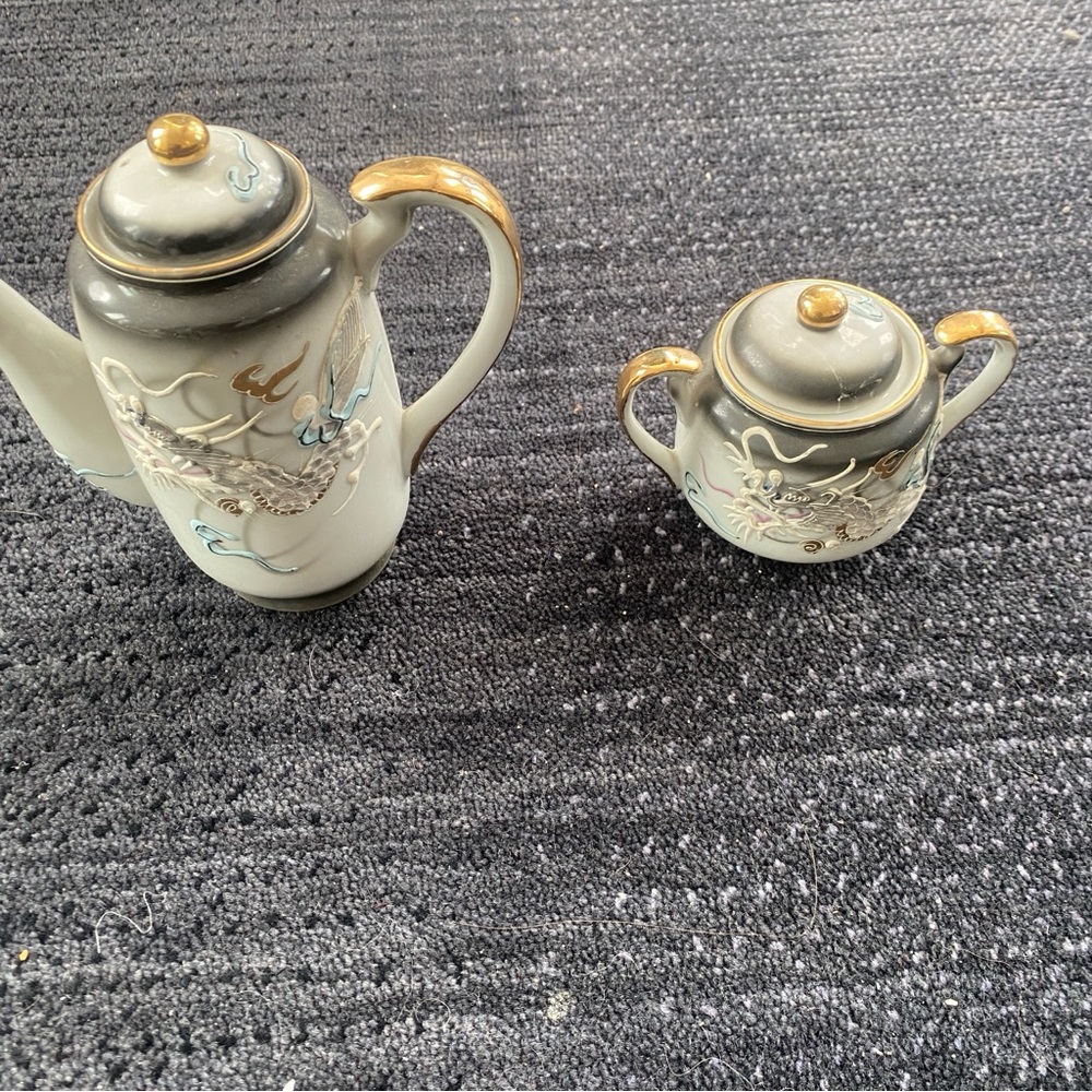 ⭐️ Japanese 16 pcs Moriage Dragonware Tea Set⭐️ - Picture 4 of 9